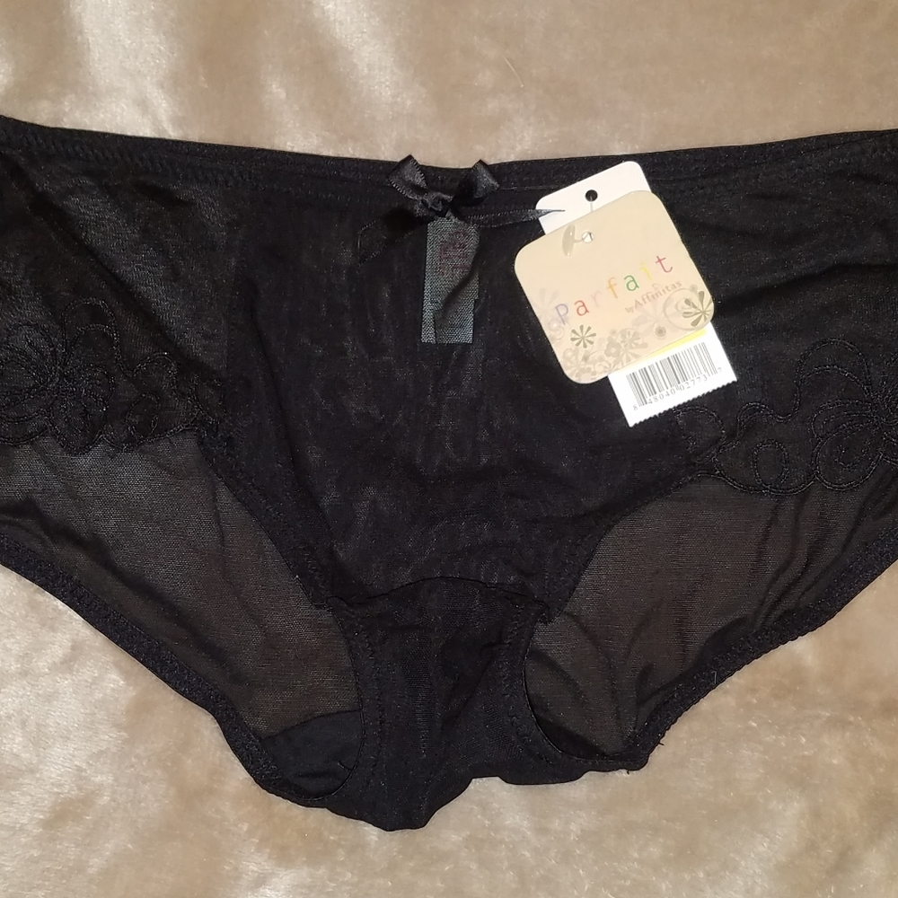 Parfait by Affinitas Hipster Panties [Black -1705]